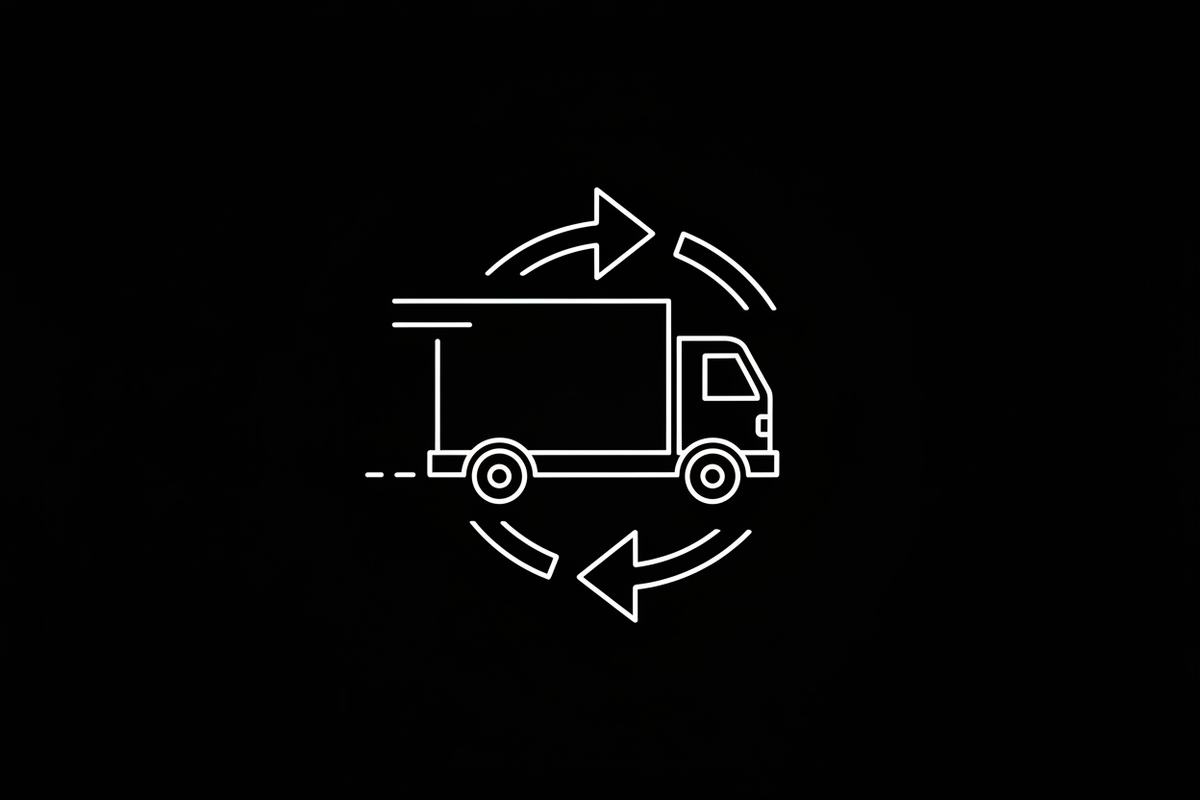 Camion de livraison
