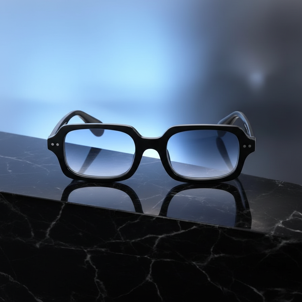 Vibes noire bleue flat lay