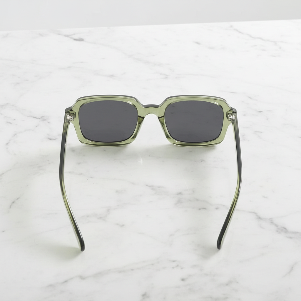 Vibes verte gris flat lay